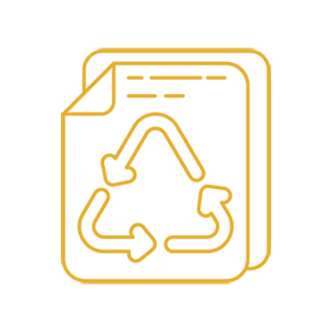 Icon für nachhaltiges Recycling