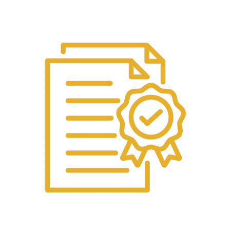 Icon für zertifizierte Aktenvernichtung